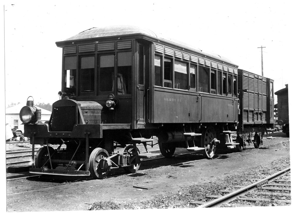 RAILMOTOR NO.1 AND TRAILER