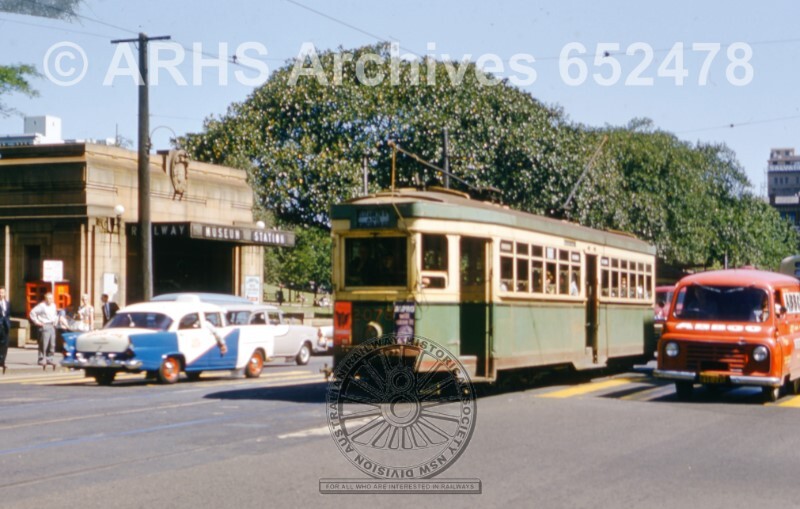 THREE-QUARTER-VIEW R1-CLASS TRAM 2078, ELIZABETH STREET, NSW, [N.D.]