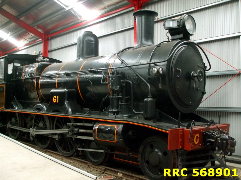 COMMONWEALTH RAILWAYS STEAM LOCOMOTIVE AT THE NATIONAL RAILWAY MUSEUM