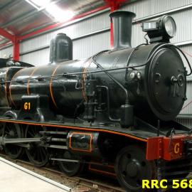 COMMONWEALTH RAILWAYS STEAM LOCOMOTIVE AT THE NATIONAL RAILWAY MUSEUM