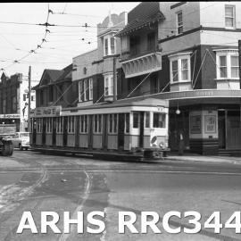 TRAM IN MARRICKVILLE ROAD APPROACHING TERMINUS, DULWICH HILL, NSW, [N.D.]